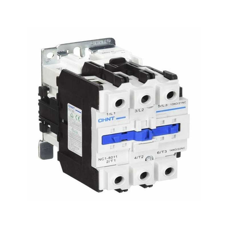Contactor NC1, 95A 3P+1NA+1NC; 45KW (AC3/380V) control 220 Vac - Chint - 03010958011CH