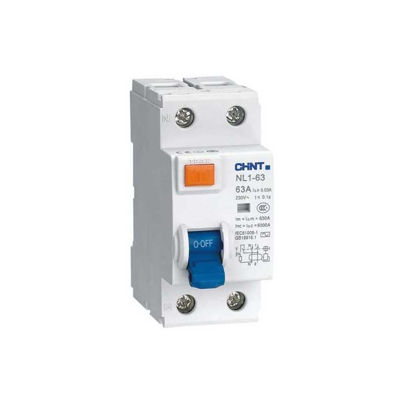 Interruptor diferencial 2Px25A 300mA , NL1-Tipo A - CHINT - 070322530CH